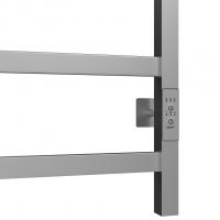 Полотенцесушитель MIXLINE FAVORITE  80х50 (таймер, 416 Вт, 7 перекладин) электрический МАТОВЫЙ ХРОМ