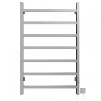 Полотенцесушитель MIXLINE FAVORITE  80х50 (таймер, 416 Вт, 7 перекладин) электрический МАТОВЫЙ ХРОМ