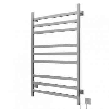 Полотенцесушитель MIXLINE FAVORITE  80х50 г2 (таймер,499 Вт,9 перекладин) электрический МАТОВЫЙ ХРОМ