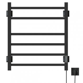 Полотенцесушитель MIXLINE FORTUNE  60х50 (таймер, 323 Вт, 6 перекладин) электрический ГРАФИТ