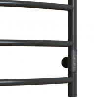 Полотенцесушитель MIXLINE CAPELLA  80х50 (таймер, 253 Вт, 6 перекладин) электрический ГРАФИТ