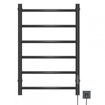 Полотенцесушитель MIXLINE CAPELLA  80х50 (таймер, 253 Вт, 6 перекладин) электрический ГРАФИТ