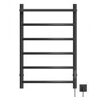 Полотенцесушитель MIXLINE CAPELLA  80х50 (таймер, 336Вт, 5 перекладин + ПОЛКА) электрический ГРАФИТ
