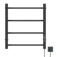 Полотенцесушитель MIXLINE MIRA  60х50 (таймер, 201 Вт, 4 перекладины) электрический ГРАФИТ