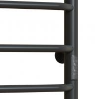 Полотенцесушитель MIXLINE MIRA  80х50 (таймер, 253 Вт, 6 перекладин) электрический ГРАФИТ