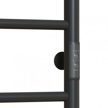 Полотенцесушитель MIXLINE VEGA  60х50 (таймер, 201 Вт, 4 перекладины) электрический ГРАФИТ