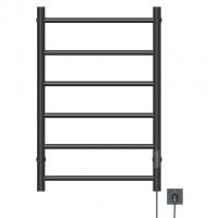 Полотенцесушитель MIXLINE VEGA  80х50 (таймер, 289 Вт, 6 перекладин) электрический ГРАФИТ