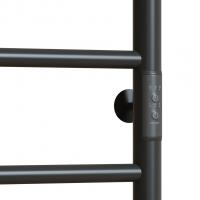 Полотенцесушитель MIXLINE VEGA  80х50 (таймер, 318Вт, 5 перекладин + ПОЛКА) электрический ГРАФИТ