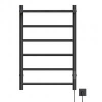 Полотенцесушитель MIXLINE VEGA  80х50 (таймер, 318Вт, 5 перекладин + ПОЛКА) электрический ГРАФИТ