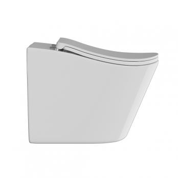 Унитаз подвесной анатомический WAVE SILUET Tornado3.0 сид. дюропласт, м/л, быстр, БЕЛЫЙ глянец (XL)