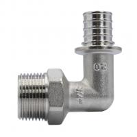 Уголок аксиальный 20 (2,8) х 3/4'' с наружной резьбой VRT®