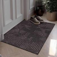 Коврик влаговпитывающий "Лабиринт" 50*100 см мокко, ворс 5мм