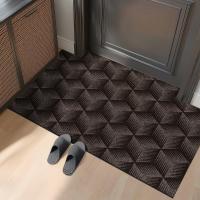 Коврик влаговпитывающий "Фокус" 50*100 см мокко, ворс 5мм