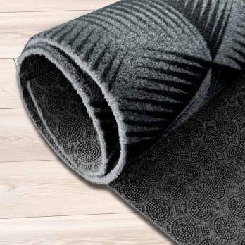 Коврик влаговпитывающий "Фокус" 50*100 см серый, ворс 5мм