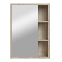 Зеркальный шкаф "МИЛТОН-50" Дуб сонома (ЛДСП)
