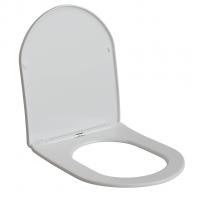 Сиденье для унитаза  WAVE PRIME дюропласт, микролифт, БЕЛЫЙ глянец