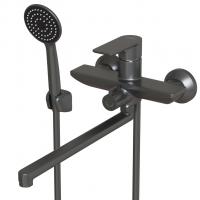 Смеситель для ванны и раковины 35k MIXLINE ML33-02GR "City Graphite" ГРАФИТ