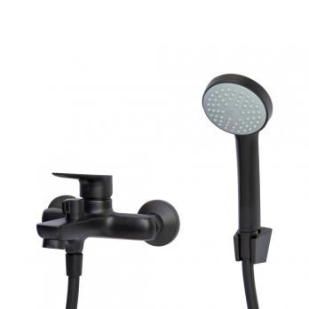 Смеситель для ванны 35k MIXLINE ML14-01BL ЧЕРНЫЙ