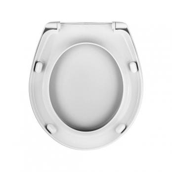 Сиденье д/унитаза  WAVE W-CGK-4pp полипропилен БЕЛЫЙ глянец (Делфи,Гранд,Лидер) 01