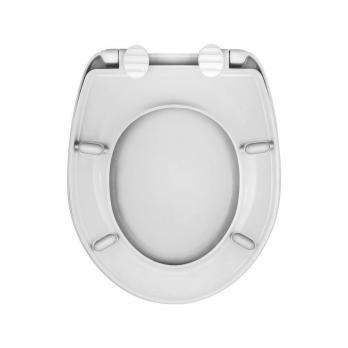 Сиденье д/унитаза  WAVE W-S-2pp полипропилен БЕЛЫЙ глянец (Бореаль,Сенатор) 08