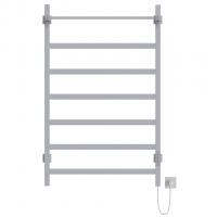 Полотенцесушитель MIXLINE FAVORITE  80х50 (таймер,481 Вт, 6 перекл+ПОЛКА) электрический МАТОВЫЙ ХРОМ