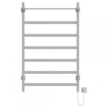 Полотенцесушитель MIXLINE FAVORITE  80х50 (таймер,481 Вт, 6 перекл+ПОЛКА) электрический МАТОВЫЙ ХРОМ