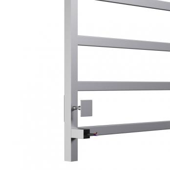 Полотенцесушитель MIXLINE FAVORITE  80х50 (таймер,481 Вт, 6 перекл+ПОЛКА) электрический МАТОВЫЙ ХРОМ