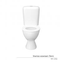 Унитаз-компакт "Литл"детский МС Инкоэр-Б1 (ниж.подв.,кос.вып,сид.б/крыш1кн бел.арм) КЕРАМИН