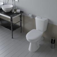 Унитаз-компакт "Нео" МС Инкоэр (ниж.подв.,кос. выпуск,сид.полип.2кн.арм.) КЕРАМИН