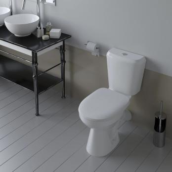 Унитаз-компакт "Нео" МС Инкоэр (ниж.подв.,кос. выпуск,сид.полип.2кн.арм.) КЕРАМИН