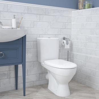 Унитаз-компакт "Толедо" МЛ Инкоэр (ниж.подв.,кос. выпуск,сид.дюро.м/лифт. 2кн.арм.) КЕРАМИН