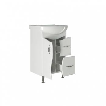 Тумба д/ванной "КЛАССИК-50" под рак.Уют-50 (ROSA) (ПВХ) (разбор)