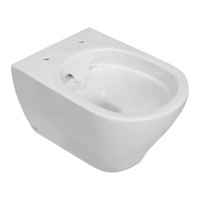 Унитаз подвесной "Breeze" безободковый (сид. дюро м/лифт, clip up) (Sanita Luxe)