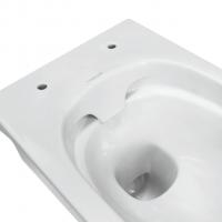 Унитаз подвесной "Art" безободковый (сид. дюро м/лифт slim, clip up) (Sanita Luxe)