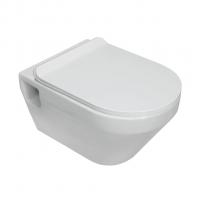 Унитаз подвесной "Novel" безободковый (сид. дюро м/лифт slim, clip up) (Sanita Luxe)