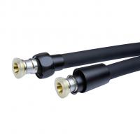 Шланг душевой 200 см имп/кон, силиконовый ЧЕРНЫЙ МАТОВЫЙ MIXLINE MIX-7-200 ЛЮКС (блистер)