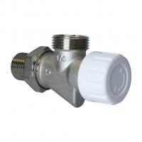 КЛАПАН термостатический со сгоном угловой осевой 1/2'' * 3/4'' нар/нар VRT