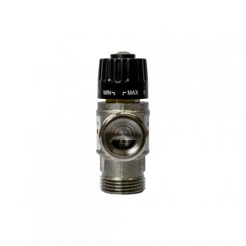 Клапан термосмесительный 3/4'' нар/нар/нар боковое смешение 20-45 град VRT