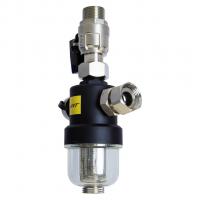 Фильтр самоочищающийся магнитный 3/4'' вн/вн дешламатор для котла, с прозрачн. колбой VRT