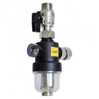 Фильтр самоочищающийся магнитный 3/4'' вн/вн дешламатор для котла, с прозрачн. колбой VRT