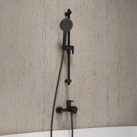 Лейка для душа IDDIS AIG4FB0i18 "Aiger" D120мм, 4 режима, ЧЕРНЫЙ матовый, коробка