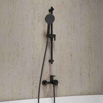 Лейка для душа IDDIS AIG4FB0i18 "Aiger" D120мм, 4 режима, ЧЕРНЫЙ матовый, коробка