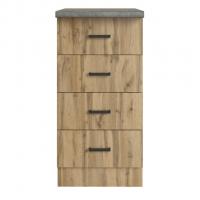 Стол разделочный 40 вотан (4 ящика) столешница бетон