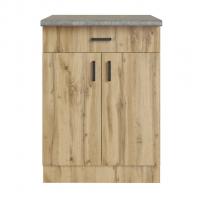 Стол разделочный 60 вотан (1 ящик) столешница бетон