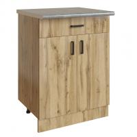 Стол разделочный 60 вотан (1 ящик) столешница бетон