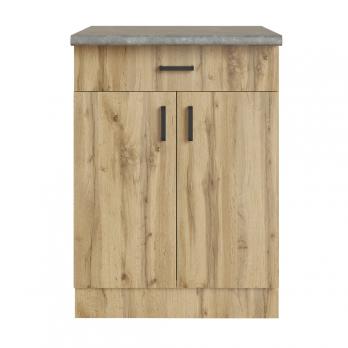 Стол разделочный 60 вотан (1 ящик) столешница бетон