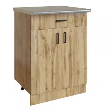 Стол разделочный 60 вотан (1 ящик) столешница бетон