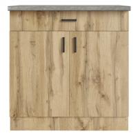 Стол разделочный 80 вотан (1 ящик) столешница бетон