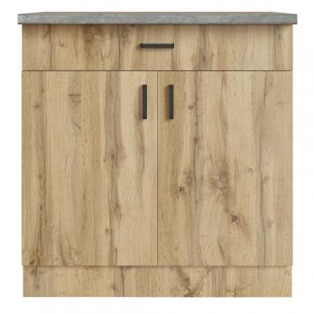 Стол разделочный 80 вотан (1 ящик) столешница бетон