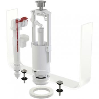 Арматура к смыв. бачку стоп-кноп.ALCAPLAST/Alcadrain 1/2 хр.кн.ниж.подв унив колонка SA2000S